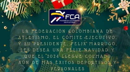 Tarjeta Navidad Federación de Atletismo COL-web