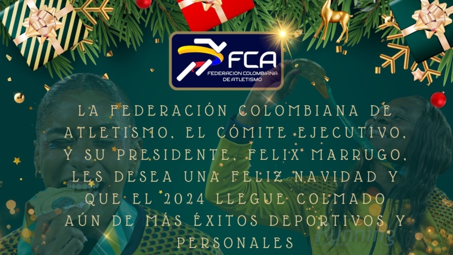 Tarjeta Navidad Federación de Atletismo COL-web