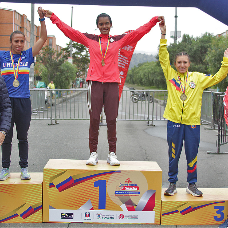 Nacional Ruta podio damas elite Shellcy completo